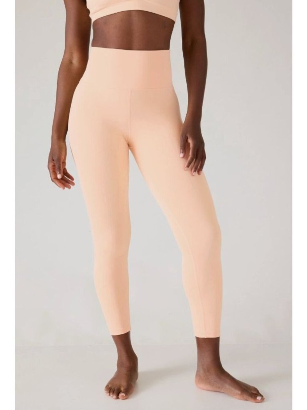 ATHLETA ultra high rise elation 7/8 tight in carnation peach size M